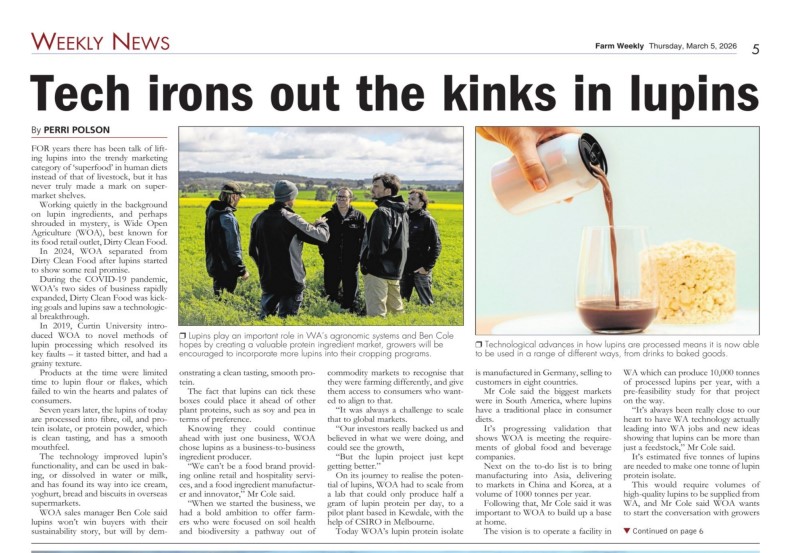 Tech irons out the kinks in lupins